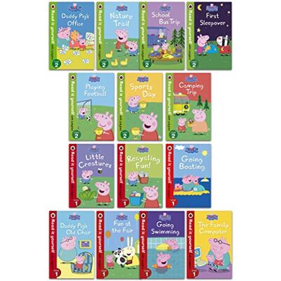 Peppa Pig Read It Yourself with Ladybird 14 Books Children Collection Set for Level 1 and 2 - Publicité Peppa Pig Read It Yourself with Ladybird 14 Books Children Collection Set for Level 1 and 2 - Publicité