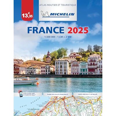 Michelin Atlas France 2025 Broché - Publicité Michelin Atlas France 2025 Broché - Publicité
