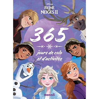 Collectif Disney La Reine des Neiges 2 365 jours de colo et d'activités Livre de coloriage et activités Dès 5 ans - Publicité Collectif Disney La Reine des Neiges 2 365 jours de colo et d'activités Livre de coloriage et activités Dès 5 ans - Publicité