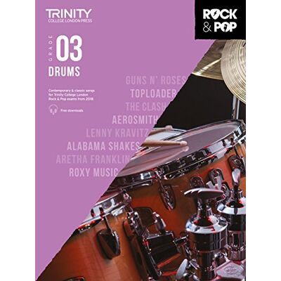 Various Trinity Rock & Pop Drums Grade 3. Publicité Various Trinity Rock & Pop Drums Grade 3. Publicité