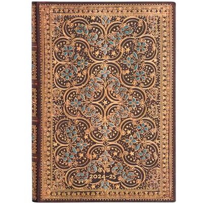 Paperblanks Agendas 18 Mois 2025, Restauration, Midi, Horizontal, Fermeture Élastique - Publicité Paperblanks Agendas 18 Mois 2025, Restauration, Midi, Horizontal, Fermeture Élastique - Publicité