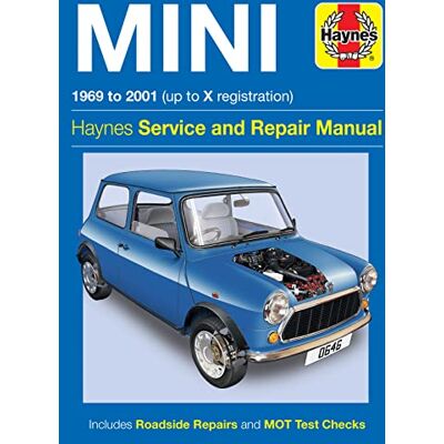 Haynes Publishing Haynes Mini 1969 to 2001 Up to X Registration Service and Repair Manual - Publicité Haynes Publishing Haynes Mini 1969 to 2001 Up to X Registration Service and Repair Manual - Publicité