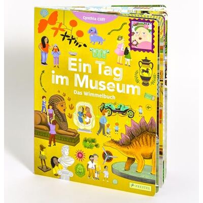 Cliff, Cynthia Ein Tag im Museum. Das Wimmelbuch: Ein Pappbilderbuch für Kinder ab 3 Jahren - Publicité Cliff, Cynthia Ein Tag im Museum. Das Wimmelbuch: Ein Pappbilderbuch für Kinder ab 3 Jahren - Publicité