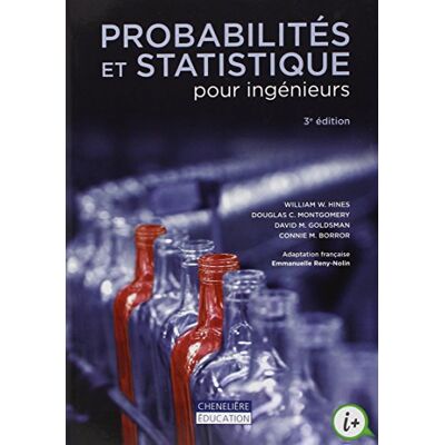 Collectif Probabilités et statistique pour ingénieurs, 3e édition - Publicité Collectif Probabilités et statistique pour ingénieurs, 3e édition - Publicité