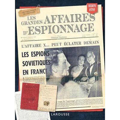 Thomazo, Renaud Les grandes affaires d'espionnage - Publicité Thomazo, Renaud Les grandes affaires d'espionnage - Publicité