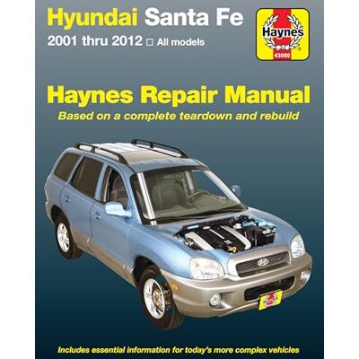 Haynes Hyundai Sante Fe Automotive Repair Manual: 2001 Through 2012 - Publicité Haynes Hyundai Sante Fe Automotive Repair Manual: 2001 Through 2012 - Publicité