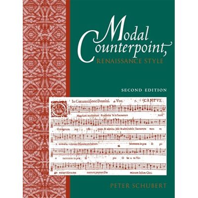 Schubert, Peter Modal Counterpoint, Renaissance Style - Publicité Schubert, Peter Modal Counterpoint, Renaissance Style - Publicité