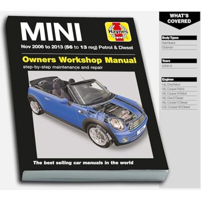 Haynes MINI Petrol & Diesel (Nov 06 13) Repair Manual: 2006-2013 - Publicité Haynes MINI Petrol & Diesel (Nov 06 13) Repair Manual: 2006-2013 - Publicité