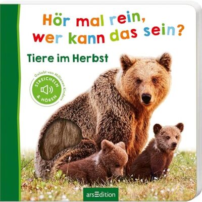 Hör mal rein, wer kann das sein? Tiere im Herbst: Streicheln und hören - Publicité Hör mal rein, wer kann das sein? Tiere im Herbst: Streicheln und hören - Publicité