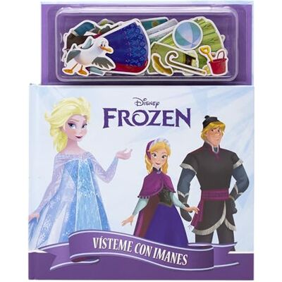 Disney Frozen. Vísteme con imanes: Libro magnético - Publicité Disney Frozen. Vísteme con imanes: Libro magnético - Publicité