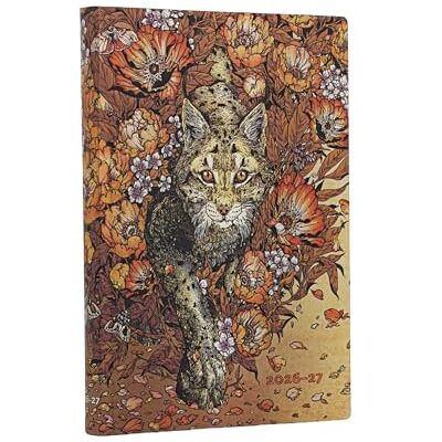 Paperblanks Agenda Scolaire 2026/2027 L'Ascension du Lynx Mini Souple Semainier HOR - Publicité Paperblanks Agenda Scolaire 2026/2027 L'Ascension du Lynx Mini Souple Semainier HOR - Publicité