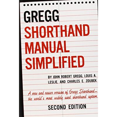 Gregg, John Gregg Shorthand Manual Simplified - Publicité Gregg, John Gregg Shorthand Manual Simplified - Publicité