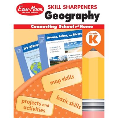 Evan-Moor Educational Publishers Skill Sharpeners Geography, Grade K - Publicité Evan-Moor Educational Publishers Skill Sharpeners Geography, Grade K - Publicité