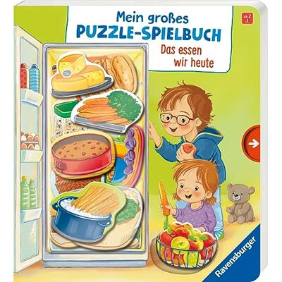 Rulff, Mila Mein großes Puzzle-Spielbuch Das essen wir heute - Publicité Rulff, Mila Mein großes Puzzle-Spielbuch Das essen wir heute - Publicité