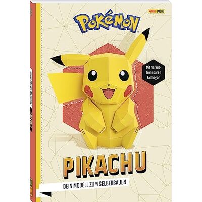 Panini Pokémon: Pikachu Dein Modell zum Selberbauen: Bastelset Pikachu mit vorgestanzten Bastelbögen und Schritt-für-Schritt-Anleitung - Publicité Panini Pokémon: Pikachu Dein Modell zum Selberbauen: Bastelset Pikachu mit vorgestanzten Bastelbögen und Schritt-für-Schritt-Anleitung - Publicité