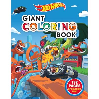 Mattel Hot Wheels: Giant Coloring Book - Publicité Mattel Hot Wheels: Giant Coloring Book - Publicité