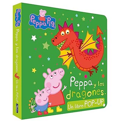 Hasbro Peppa Pig. Libro Pop-Up Peppa y los dragones - Publicité Hasbro Peppa Pig. Libro Pop-Up Peppa y los dragones - Publicité