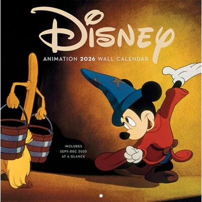 Disney Animation 2026 Wall Calendar - Publicité Disney Animation 2026 Wall Calendar - Publicité