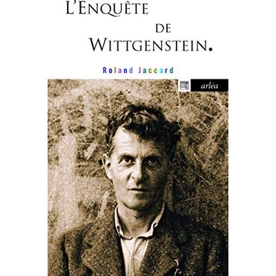 Jaccard, Roland L'Enquête de Wittgenstein - Publicité Jaccard, Roland L'Enquête de Wittgenstein - Publicité