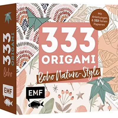333 Origami Boho Nature-Style: Mit Anleitungen und 333 stylishen Motivpapieren - Publicité 333 Origami Boho Nature-Style: Mit Anleitungen und 333 stylishen Motivpapieren - Publicité