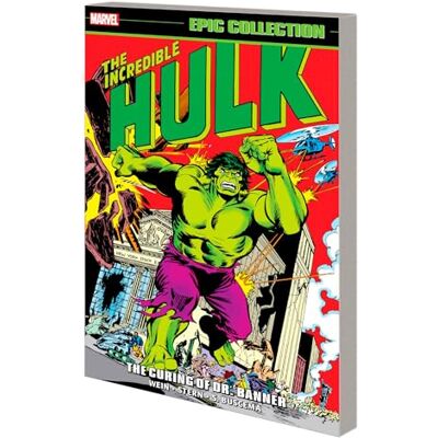 Wein, Len INCREDIBLE HULK EPIC COLLECTION: THE CURING OF DR. BANNER - Publicité Wein, Len INCREDIBLE HULK EPIC COLLECTION: THE CURING OF DR. BANNER - Publicité