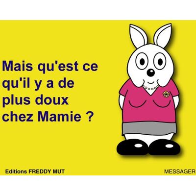 Messager, Yanick Mais qu'est-ce qu'il y a de plus doux chez Mamie ? - Publicité Messager, Yanick Mais qu'est-ce qu'il y a de plus doux chez Mamie ? - Publicité
