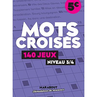 Collectif Cahier de Jeux Mots croisés - Publicité Collectif Cahier de Jeux Mots croisés - Publicité