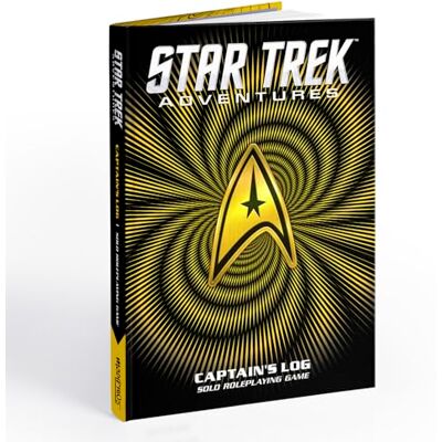 Entertainment, Modiphius Star Trek Adventures Captain's Log Solo Roleplaying Game - Publicité Entertainment, Modiphius Star Trek Adventures Captain's Log Solo Roleplaying Game - Publicité
