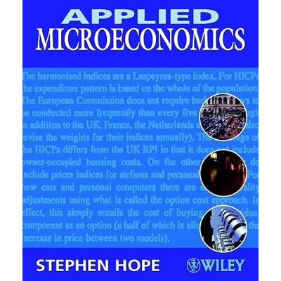 Hope, S. Applied Microeconomics - Publicité Hope, S. Applied Microeconomics - Publicité