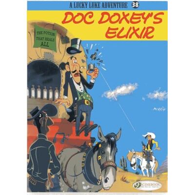 Morris Lucky Luke tome 38 Doc Doxey's elixir (38) - Publicité Morris Lucky Luke tome 38 Doc Doxey's elixir (38) - Publicité