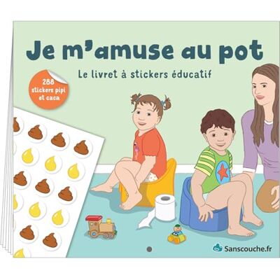 Mountainstar Je m’amuse au pot : Le livret à stickers éducatif pour l'apprentissage de la propreté. Tableau de récompense Enfant avec autocollants “pipi” et “caca”. Publicité Mountainstar Je m’amuse au pot : Le livret à stickers éducatif pour l'apprentissage de la propreté. Tableau de récompense Enfant avec autocollants “pipi” et “caca”. Publicité