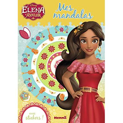 Wilkin, Nathalie Disney Princesses Elena d'Avalor Mes mandalas avec gommettes - Publicité Wilkin, Nathalie Disney Princesses Elena d'Avalor Mes mandalas avec gommettes - Publicité