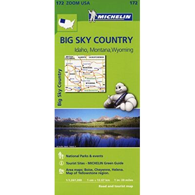 MICHELIN Big Sky Country Zoom Map 172: Map - Publicité MICHELIN Big Sky Country Zoom Map 172: Map - Publicité