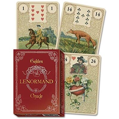 Lo Scarabeo Golden Lenormand Oracle - Publicité Lo Scarabeo Golden Lenormand Oracle - Publicité