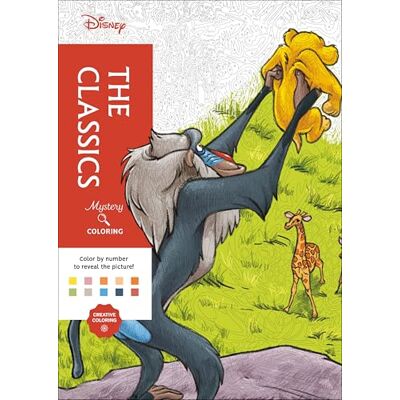 Disney Mystery Coloring: the Classics: A Color by Number Book - Publicité Disney Mystery Coloring: the Classics: A Color by Number Book - Publicité