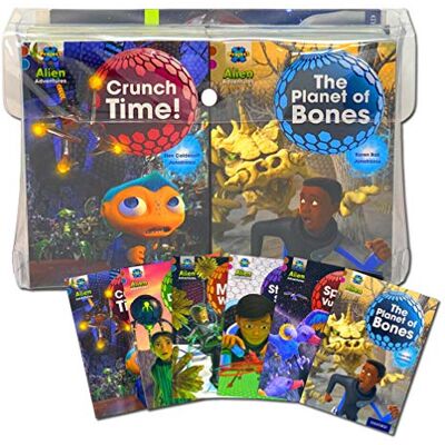 Cole, Steve Project X Alien Adventures: Brown and Grey Book Bands, Oxford Levels 9-14: PROJ X:ALIEN:PK2 25XPB WALLET - Publicité Cole, Steve Project X Alien Adventures: Brown and Grey Book Bands, Oxford Levels 9-14: PROJ X:ALIEN:PK2 25XPB WALLET - Publicité