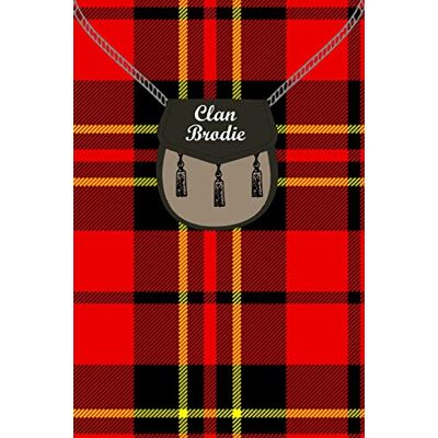Brodie, Clan Clan Brodie Tartan Journal/Notebook - Publicité Brodie, Clan Clan Brodie Tartan Journal/Notebook - Publicité