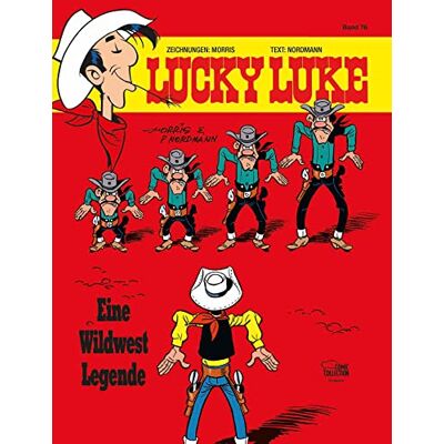 Morris Lucky Luke 76 Eine Wildwest-Legende - Publicité Morris Lucky Luke 76 Eine Wildwest-Legende - Publicité