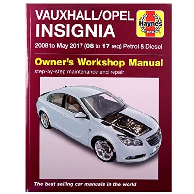 Haynes Vauxhall/Opel Insignia Owners Workshop Manual - Publicité Haynes Vauxhall/Opel Insignia Owners Workshop Manual - Publicité