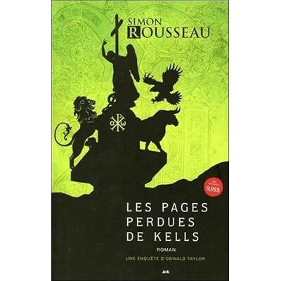 Rousseau, Simon Les pages perdues de Kells Une enquête d'Oswald Taylor T1 - Publicité Rousseau, Simon Les pages perdues de Kells Une enquête d'Oswald Taylor T1 - Publicité