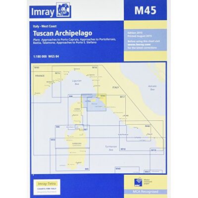 Imray M Series M45 Tuscan Archipelago - Publicité Imray M Series M45 Tuscan Archipelago - Publicité