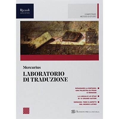 Bettini, Maurizio Mercurius. Letteratura e lingua latina. Laboratorio di traduzione. (Adozione tipo B). Per le Scuole superiori. Con ebook. Con espansione online - Publicité Bettini, Maurizio Mercurius. Letteratura e lingua latina. Laboratorio di traduzione. (Adozione tipo B). Per le Scuole superiori. Con ebook. Con espansione online - Publicité
