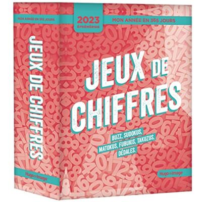 Collectif Mon année 365 jeux de chiffres 2023 - Publicité Collectif Mon année 365 jeux de chiffres 2023 - Publicité