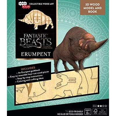 IncrediBuilds: Fantastic Beasts and Where to Find Them: Erumpent Book and 3D Wood Model - Publicité IncrediBuilds: Fantastic Beasts and Where to Find Them: Erumpent Book and 3D Wood Model - Publicité