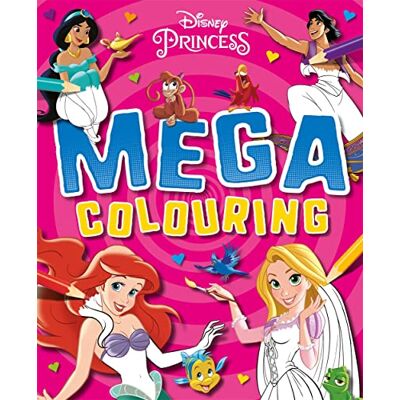 Walt Disney Disney Princess: Mega Colouring - Publicité Walt Disney Disney Princess: Mega Colouring - Publicité