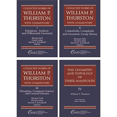 Collected Works of William P. Thurston with Commentary (the Set) - Publicité Collected Works of William P. Thurston with Commentary (the Set) - Publicité