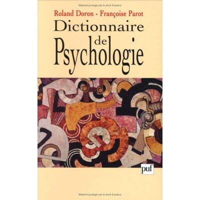 Doron, Roland Dictionnaire de psychologie - Publicité Doron, Roland Dictionnaire de psychologie - Publicité