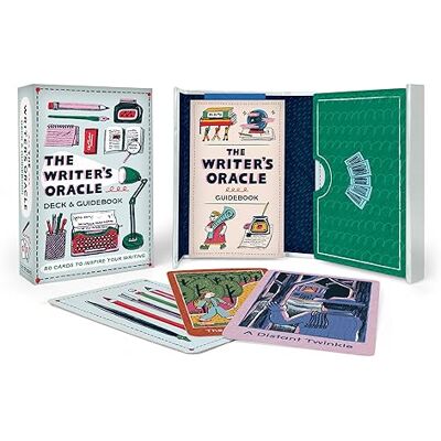 Rowland, Alex The Writer's Oracle Deck & Guidebook: 50 Cards to Inspire Your Writing - Publicité Rowland, Alex The Writer's Oracle Deck & Guidebook: 50 Cards to Inspire Your Writing - Publicité