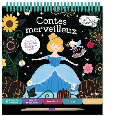 Dalescott, Lindsay Mes tableaux à gratter des contes merveilleux : 20 cartes à gratter - Publicité Dalescott, Lindsay Mes tableaux à gratter des contes merveilleux : 20 cartes à gratter - Publicité