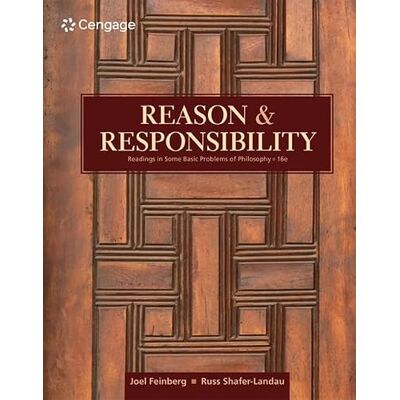 Feinberg, Joel Reason and Responsibility: Readings in Some Basic Problems of Philosophy - Publicité Feinberg, Joel Reason and Responsibility: Readings in Some Basic Problems of Philosophy - Publicité